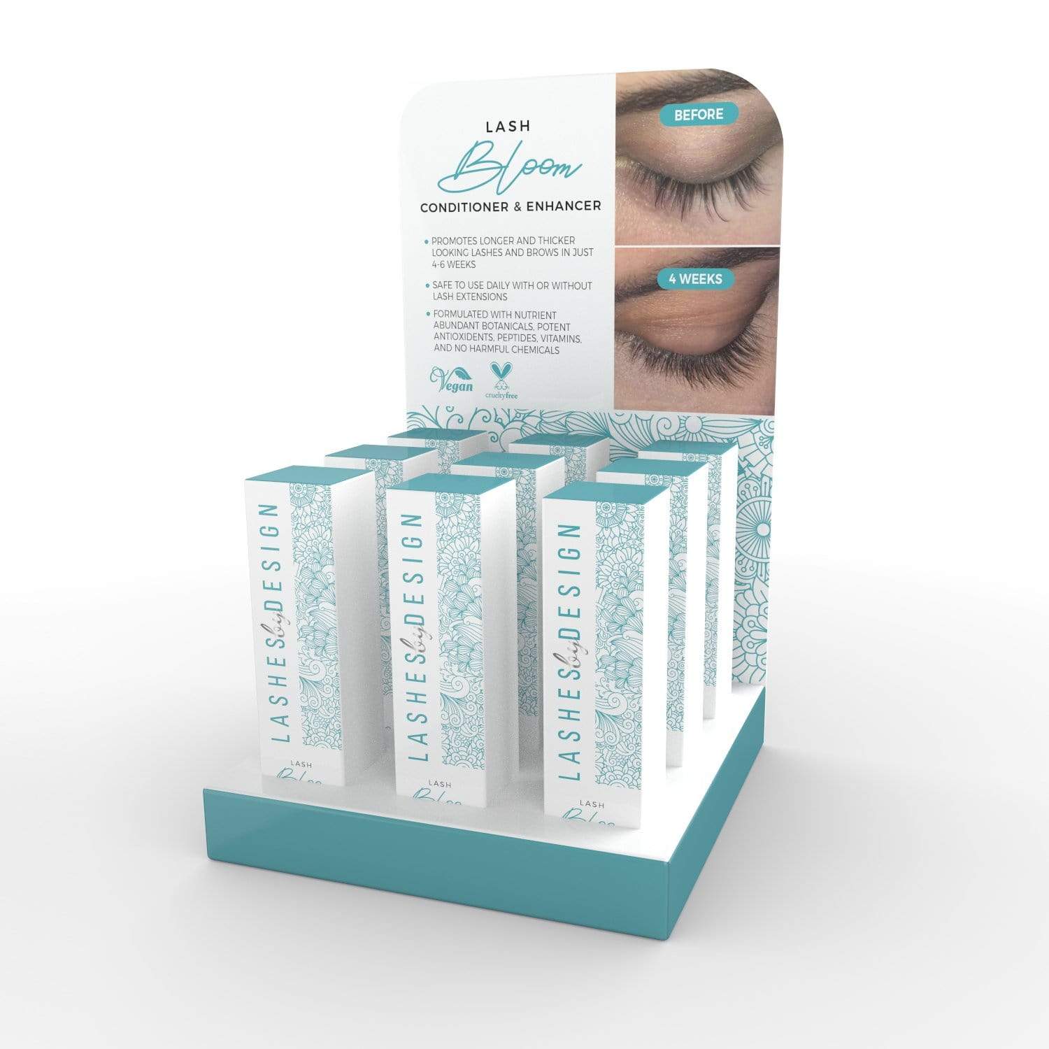 Lash Bloom™ Conditioner and Enhancer Serum eyebrow-growth-serum Display Case Only